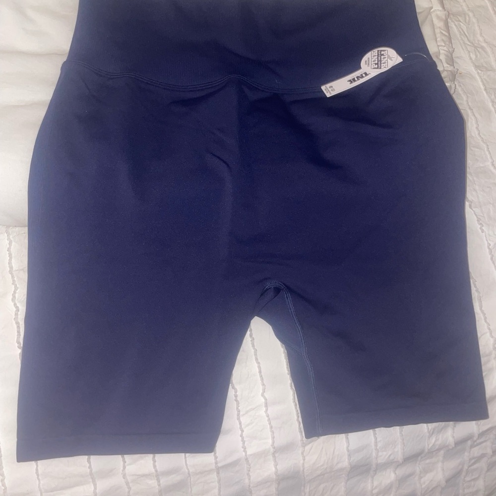 PINK Victoria's Secret Navy Bike Shorts